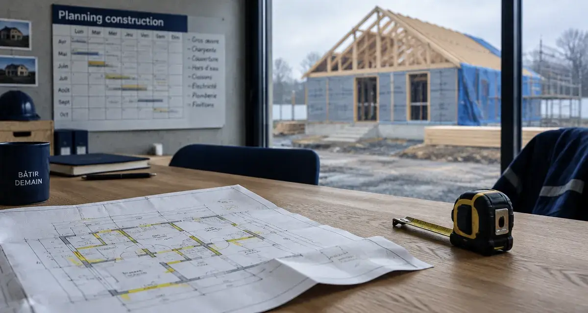 Construire une maison en 8 à 12 mois : pourquoi le permis ne suffit pas à lancer le chantier 2 Combien de temps construction maison : permis ne suffit pas