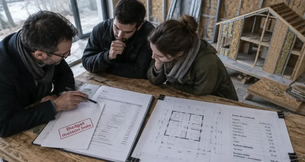 Prix maison bois 100m2 : devis chantier, fondations et raccordements non inclus